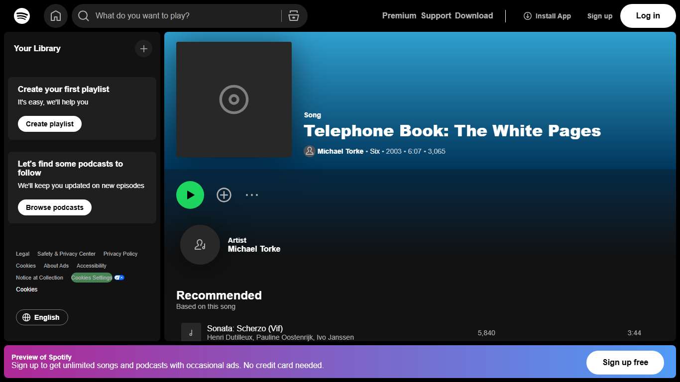 Telephone Book: The White Pages - song and lyrics by Michael Torke Spotify
