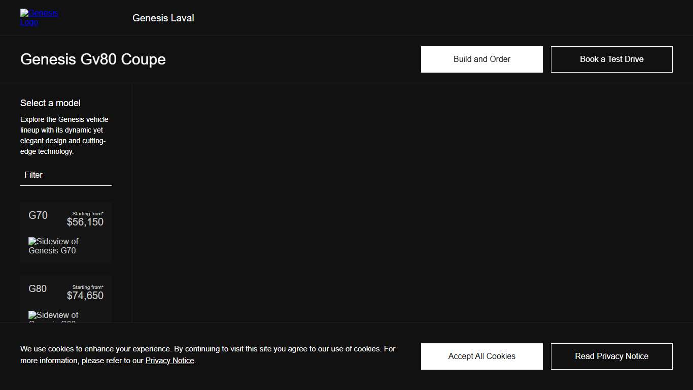 2026 Genesis GV80 Coupe - Midsize Luxury SUV Genesis Laval